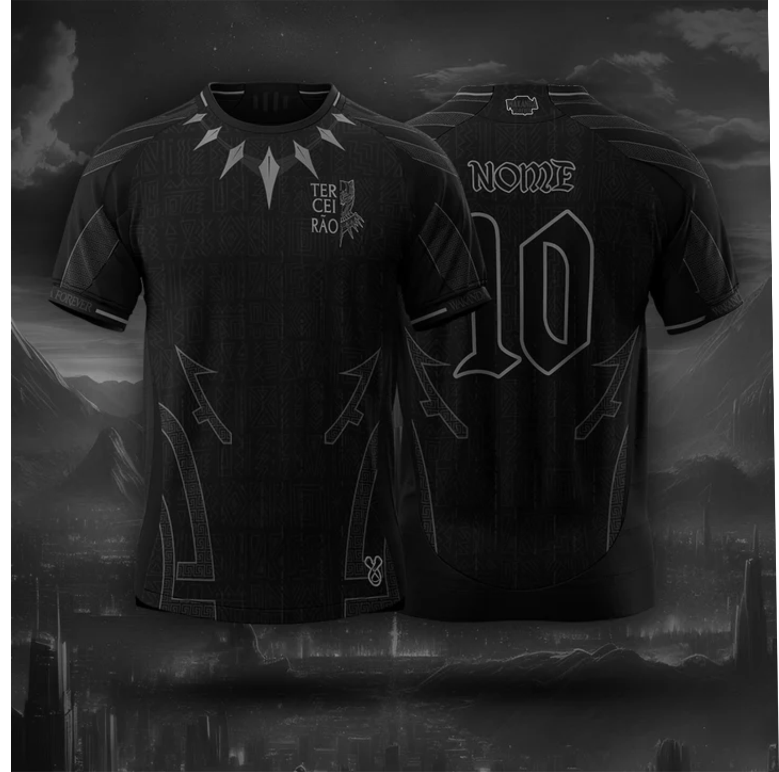 ARTE CAMISA PANTERA NEGRA