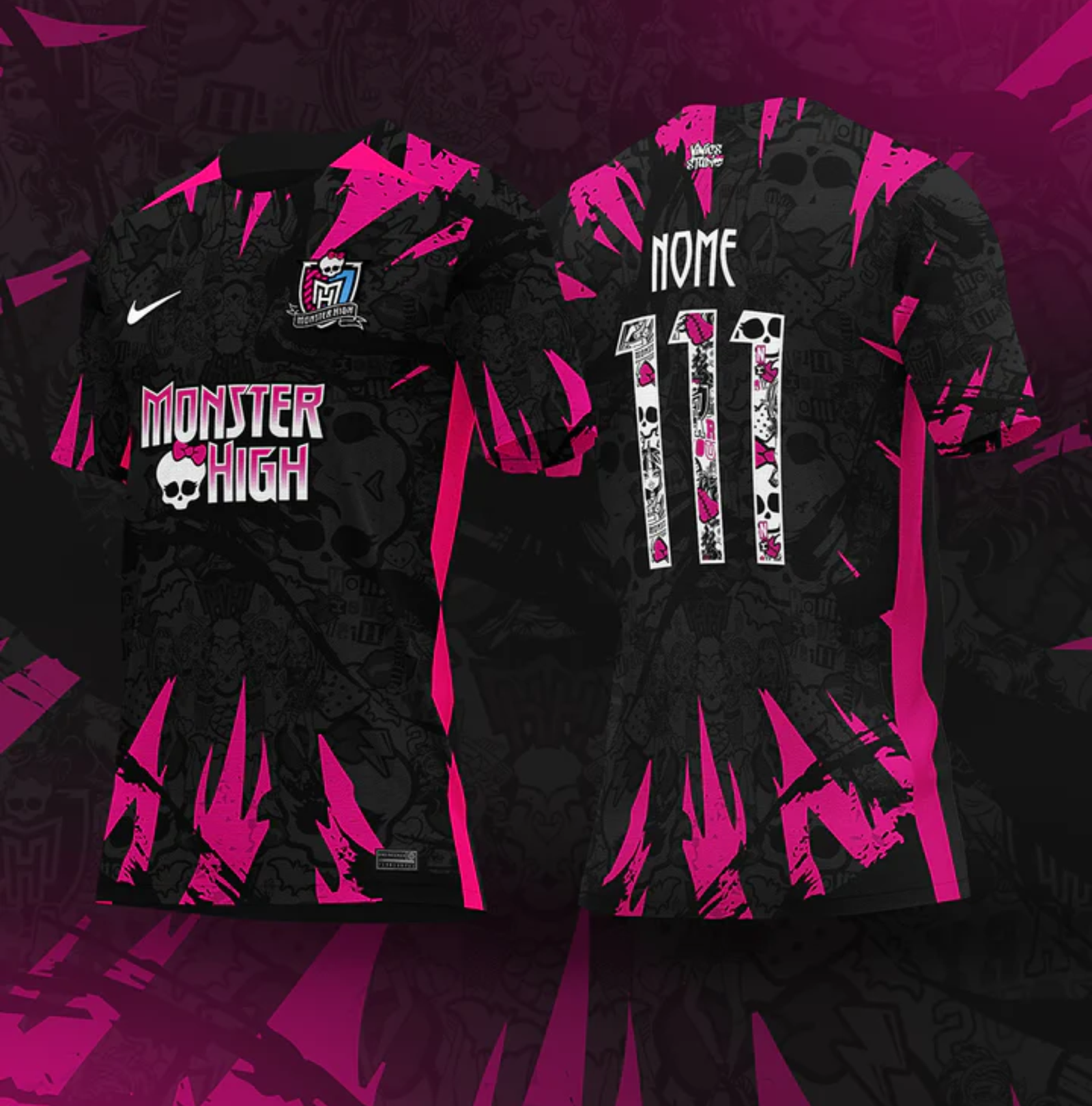 ARTE CAMISA MONSTER HIGH