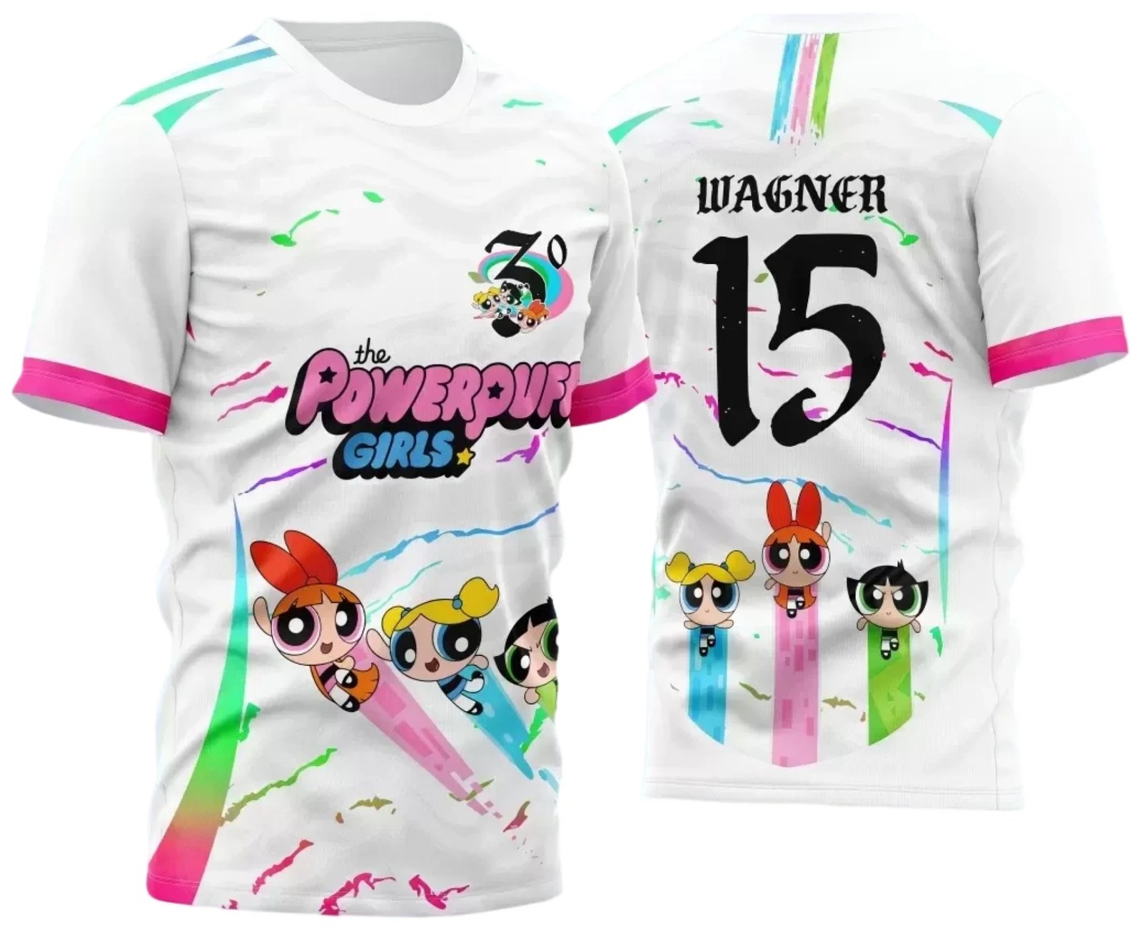 ARTE CAMISA MENINAS SUPER PODEROSAS