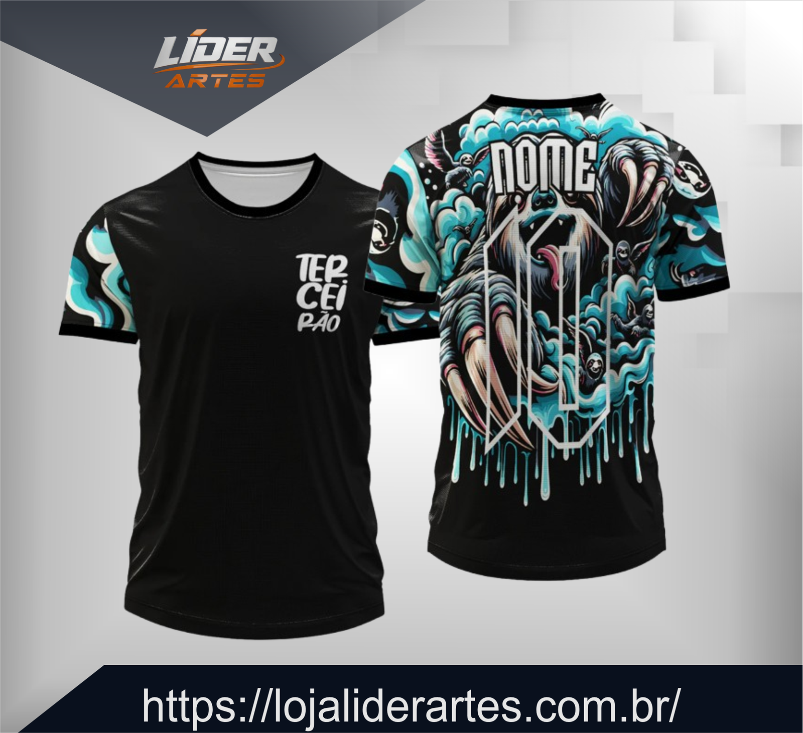 Arte Digital Camisa Interclasse Preguica Ironica